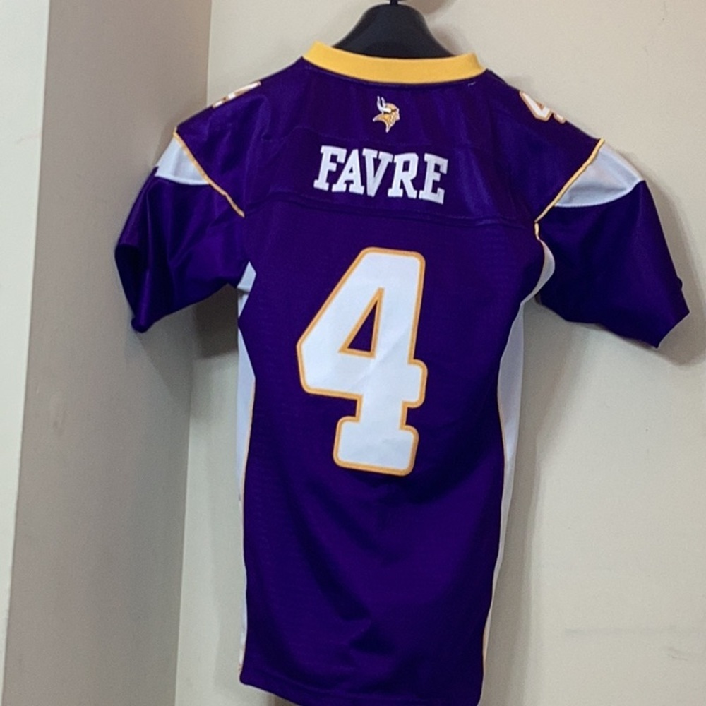 NFL Minnesota Vikings #4 Brett Favre Unisex Football Jersey - Picture 8 of 9